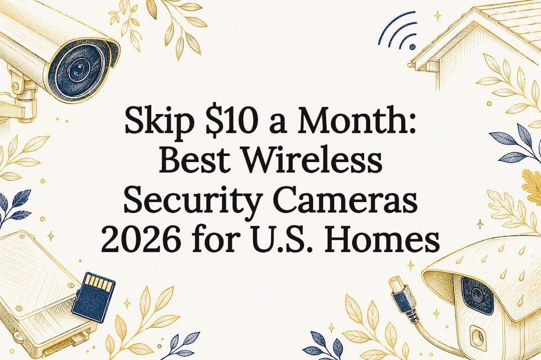 Wireless security camera buying guide title card