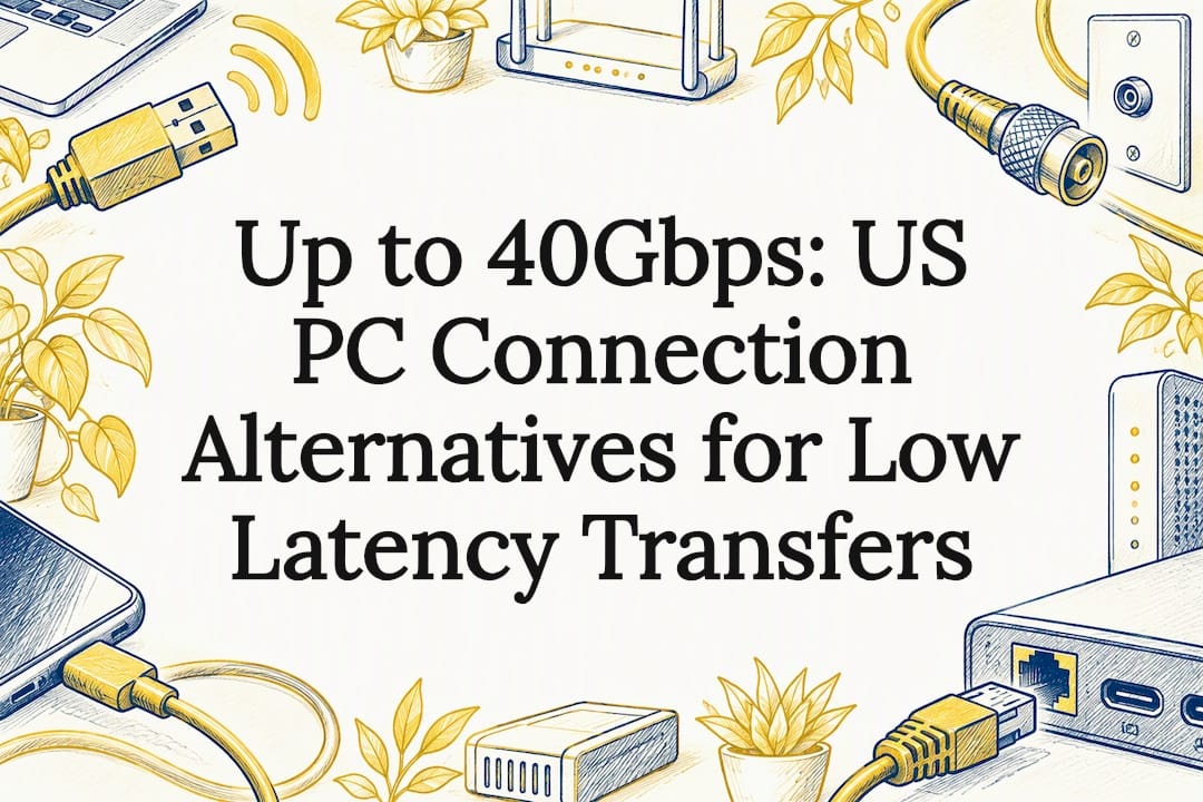 Decorative PC connection alternatives title card
