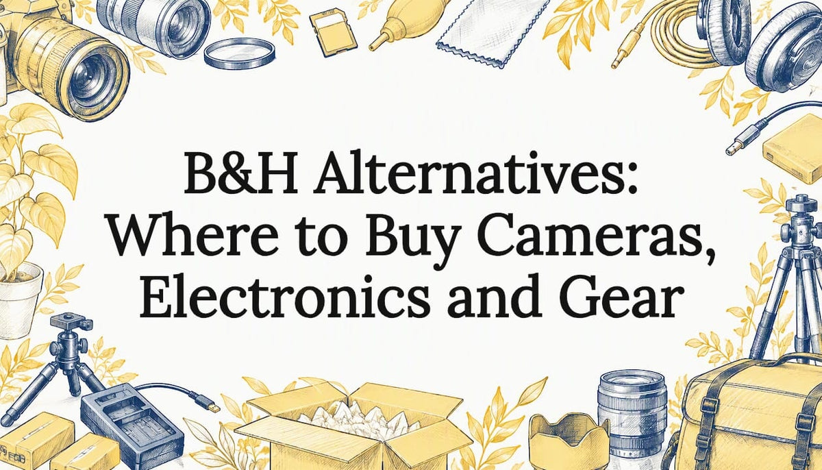 Hand-drawn camera gear title card
