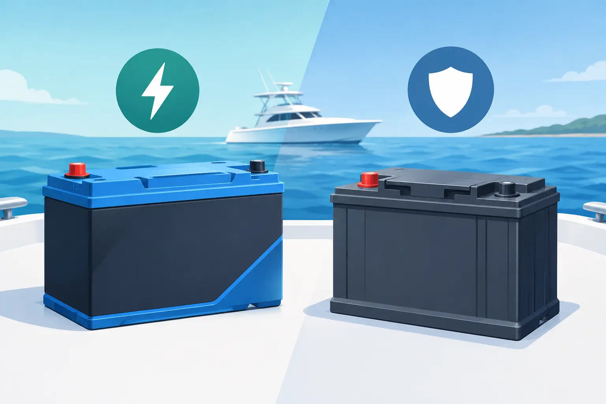 Lithium vs AGM Marine Batteries for Your Boat