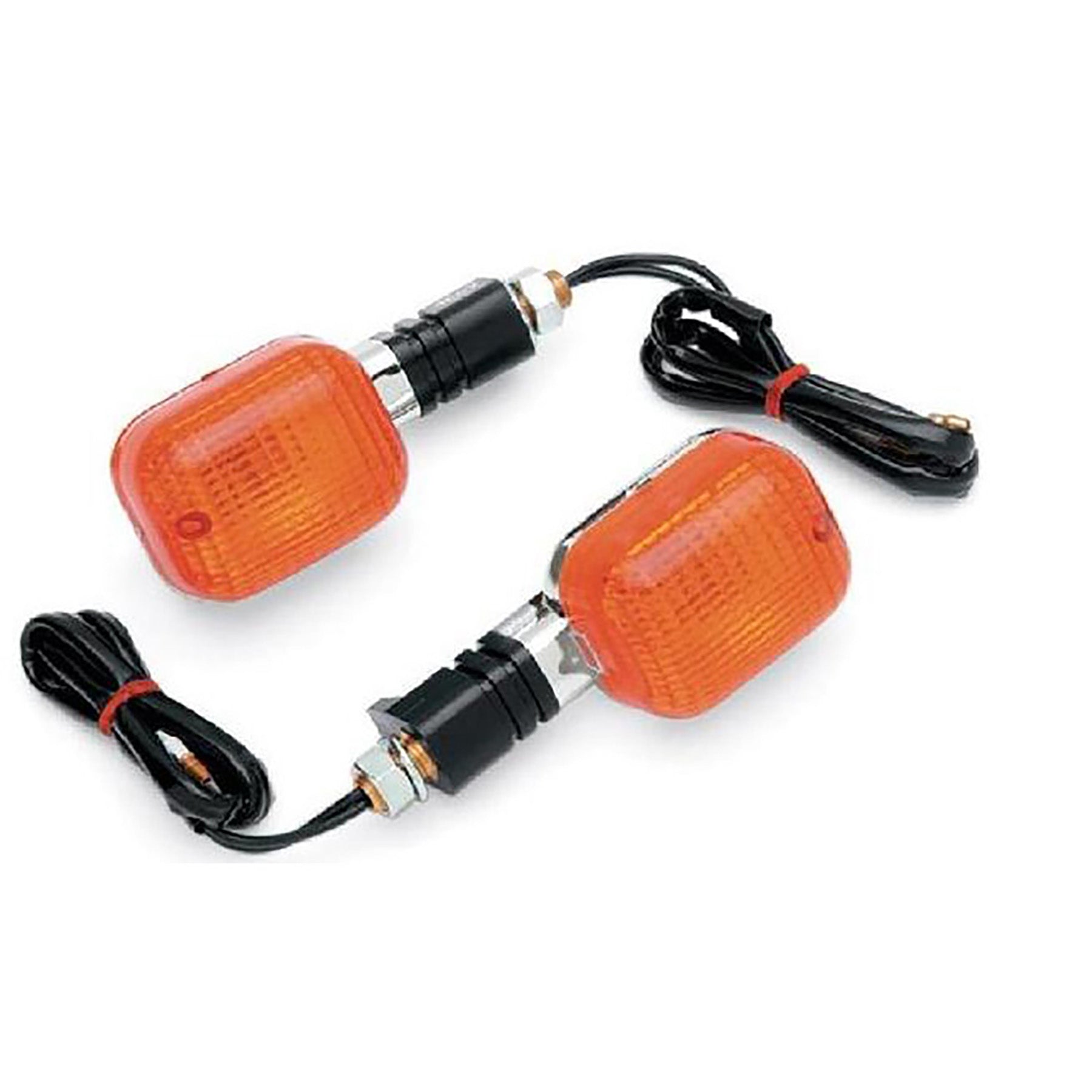 K&S On/Off-Road Dot Turn Signals Chrome Pair - Model 25-7002
