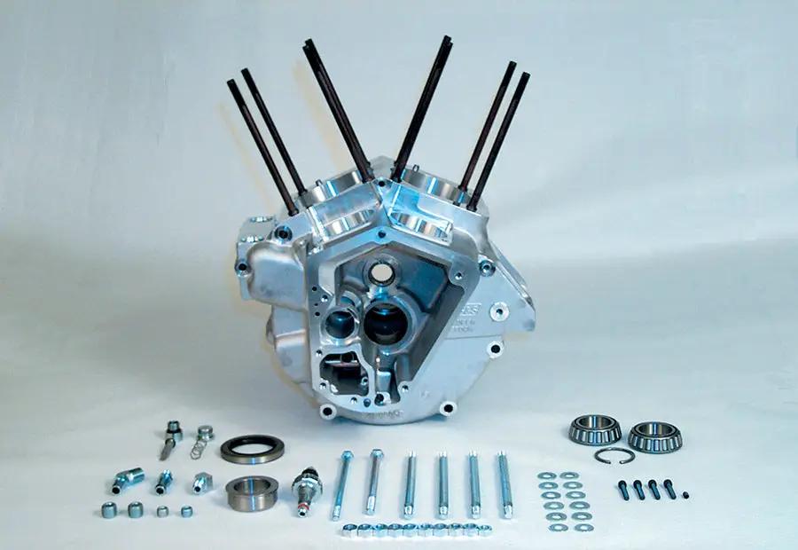 S&S Cycle Stock Bore Engine Crankcase Set Part 31-0005 for Harley Davidson FXST and FLST Models by S&S Cycle