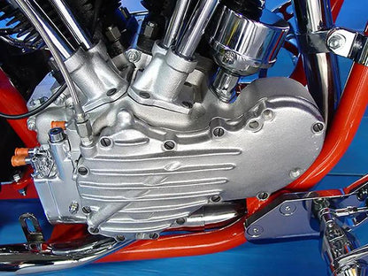 Motorshop 8-Finned Knucklehead Cam Cover Die Cast for Harley Davidson FL and EL Models by Motorshop