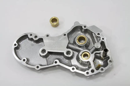 Motorshop 4-Fin Panhead Cam Cover Cast for Harley Davidson FL (1957-1962) - Reusable Oil Passage Bushings and OEM Compatibility by Motorshop