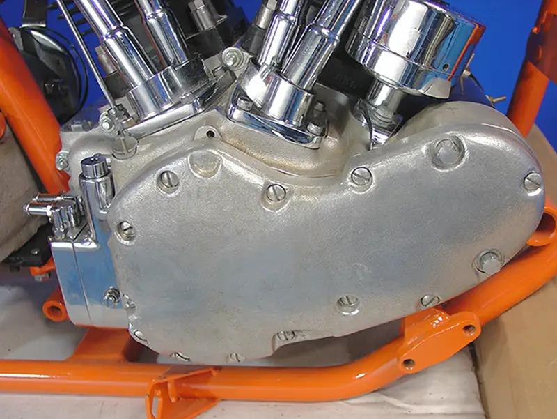 Motorshop Smooth Flatside Style Cast Cam Cover - Fits Harley Davidson FL 1966-1969 by Motorshop