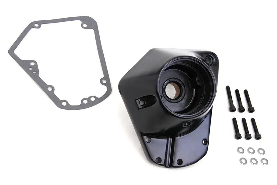 Motorshop Black Nose Cone Cam Cover for Harley Davidson FXST and FLST (Part 301941) by Motorshop