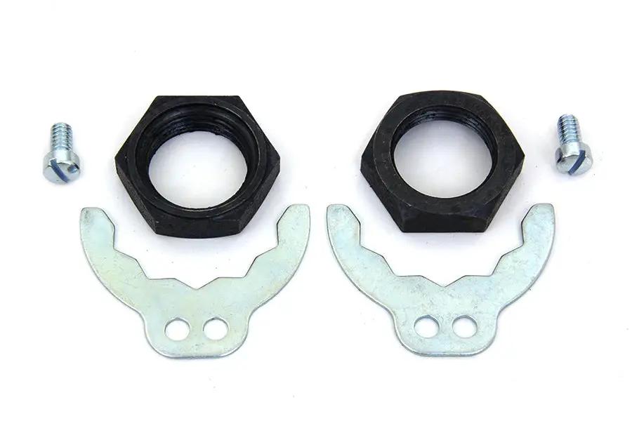 Motorshop Crank Pin Nut and Lock Kit for Harley Davidson EL Models by Motorshop