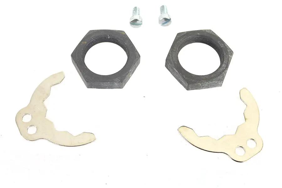 Motorshop Crank Pin Nut and Lock Kit for Harley Davidson FL (1941-1950) by Motorshop