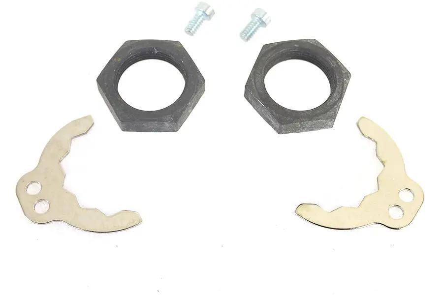 Motorshop Crank Pin Nut and Lock Kit for Harley Davidson FL (1941-1950) by Motorshop