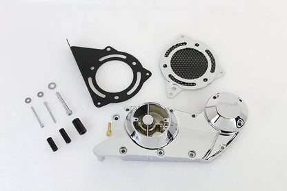 Motorshop Chrome Cam and Sprocket Cover Set for Harley Davidson XL (2004-2013) by Motorshop