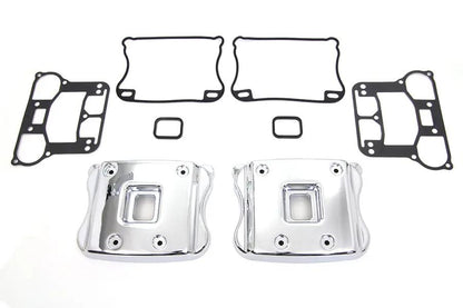 Motorshop Smooth Rocker Box Cover Set for Harley Davidson XL (2004-2013) by Motorshop