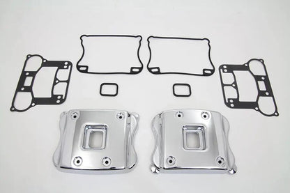 Motorshop Smooth Rocker Box Cover Set for Harley Davidson XL (2004-2013) by Motorshop