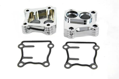 Motorshop Chrome Billet Tappet Block Set for Harley Davidson FXST (1999-2008) by Motorshop