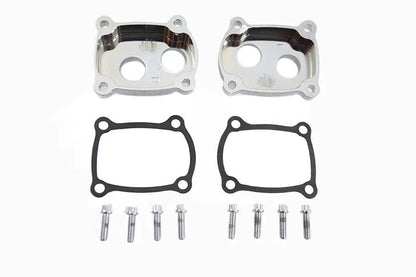 Jims M8 Low Profile Billet Tappet Block Kit Chrome for Harley Davidson FLT by Jims