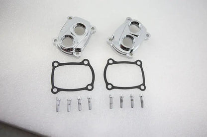 Jims M8 Low Profile Billet Tappet Block Kit Chrome for Harley Davidson FLT by Jims