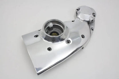 Motorshop Polished Cam Cover for Harley Davidson XL (1986-1990) - Includes Bushings for Electric Start Models by Motorshop