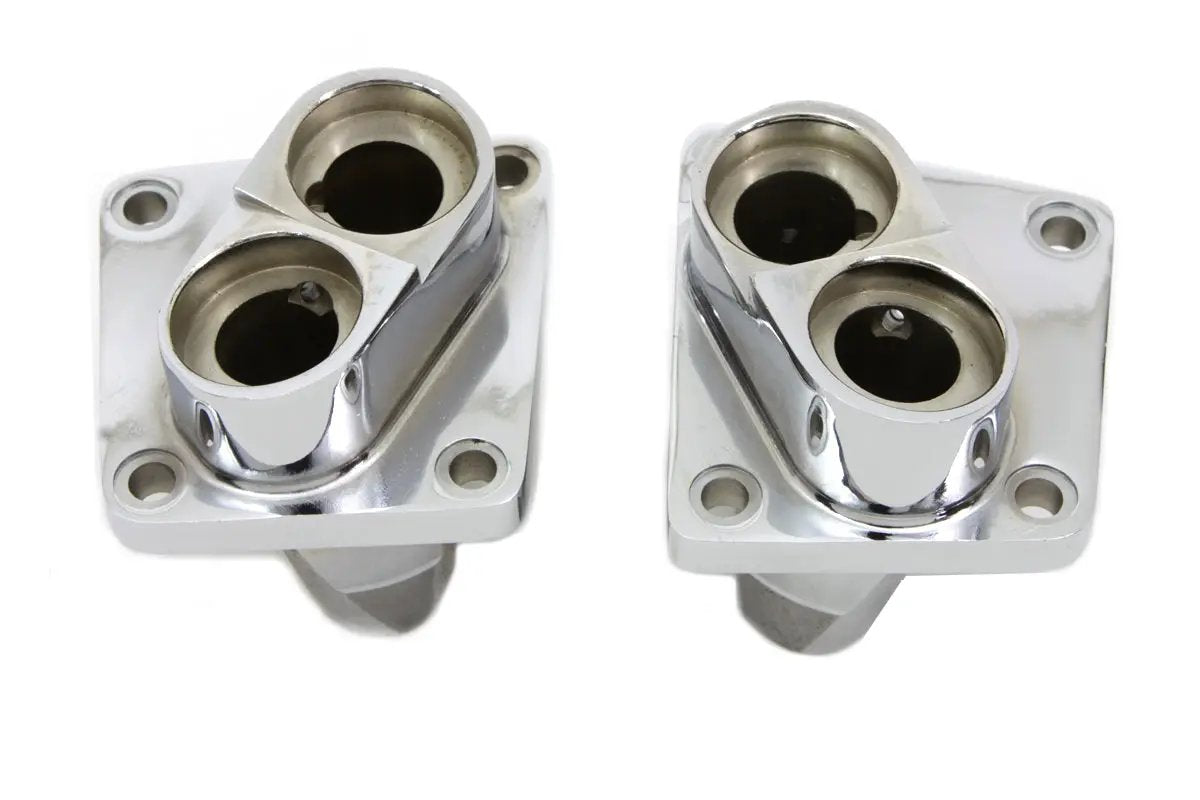 Motorshop Replica Chrome Tappet Block Set for Harley Davidson FL 1948-1957 by Motorshop