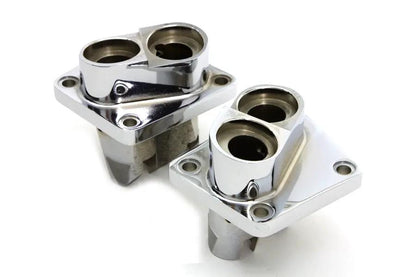 Motorshop Replica Chrome Tappet Block Set for Harley Davidson FL 1948-1957 by Motorshop