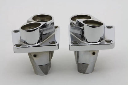 Motorshop Replica Chrome Tappet Block Set for Harley Davidson FL 1948-1957 by Motorshop