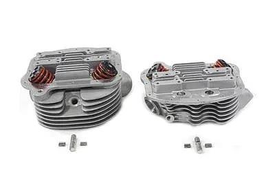Motorshop Panhead Cylinder Heads with Valves for Harley Davidson FL 1963-1965 by Motorshop