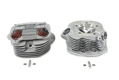 Motorshop Panhead Cylinder Heads with Valves for Harley Davidson FL 1963-1965 by Motorshop