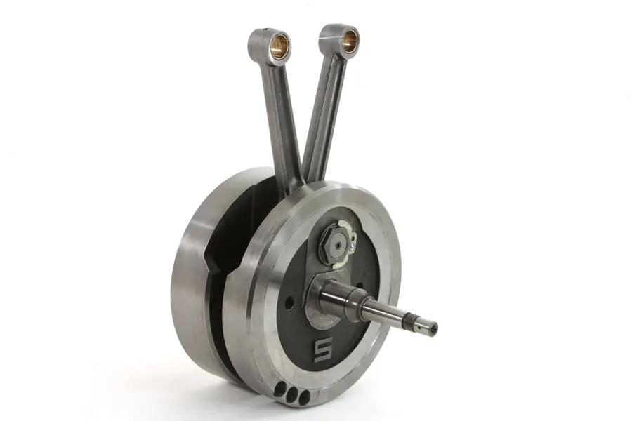 Motorshop 74 Inch Overhead Valve Flywheel Assembly for Harley Davidson FL (1965-1969) by Motorshop