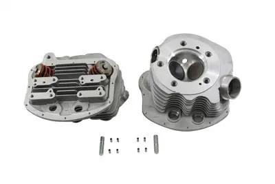 Motorshop Set of Two Panhead Cylinder Heads with Valves for Harley Davidson FL (1948-1954) by Motorshop