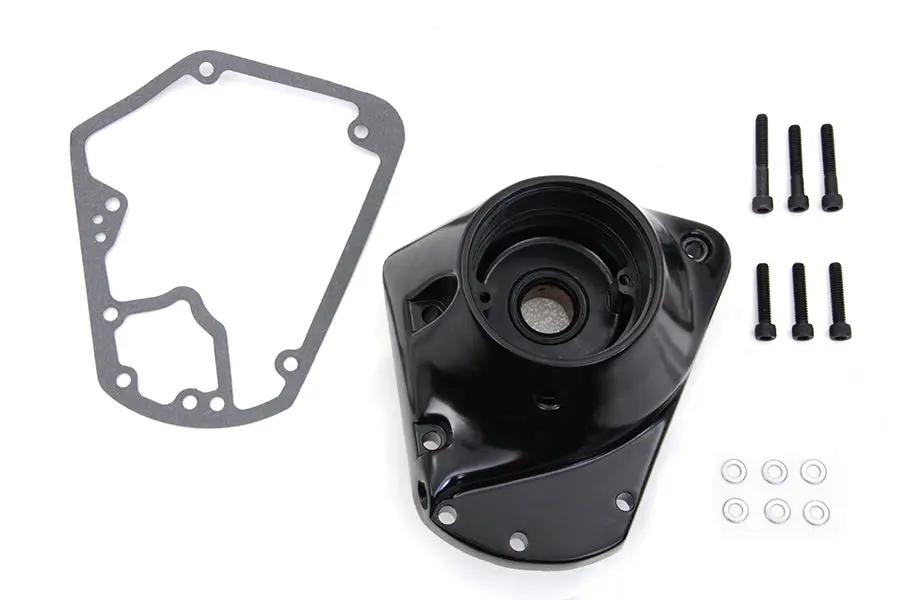Motorshop Black Nose Cone Cam Cover for Harley Davidson FL (1973-1982) by Motorshop