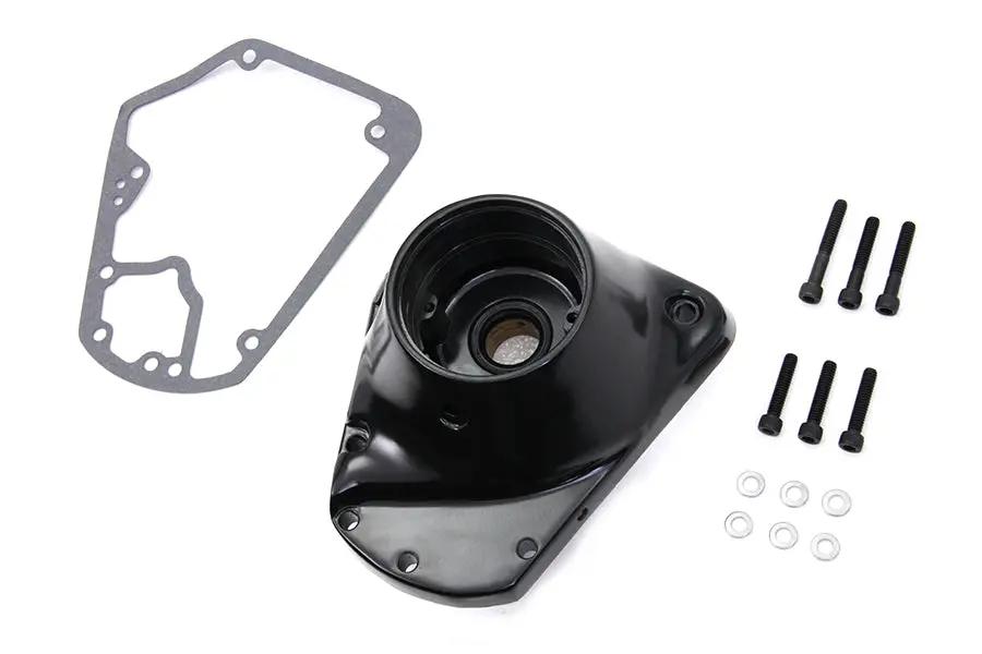 Motorshop Black Nose Cone Cam Cover for Harley Davidson FL (1973-1982) by Motorshop
