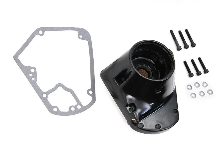 Motorshop Black Nose Cone Cam Cover for Harley Davidson FL (1973-1982) by Motorshop