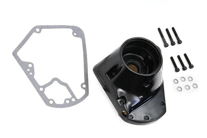Motorshop Black Nose Cone Cam Cover for Harley Davidson FL (1973-1982) by Motorshop