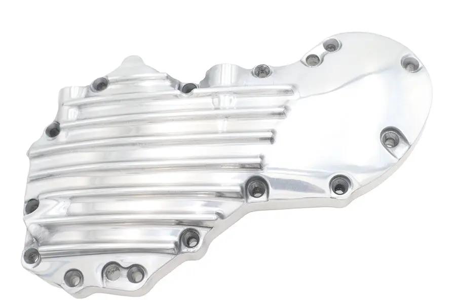V-Twin 8-Finned Panhead Cam Cover Polished for Harley Davidson FL and EL Models by V-Twin