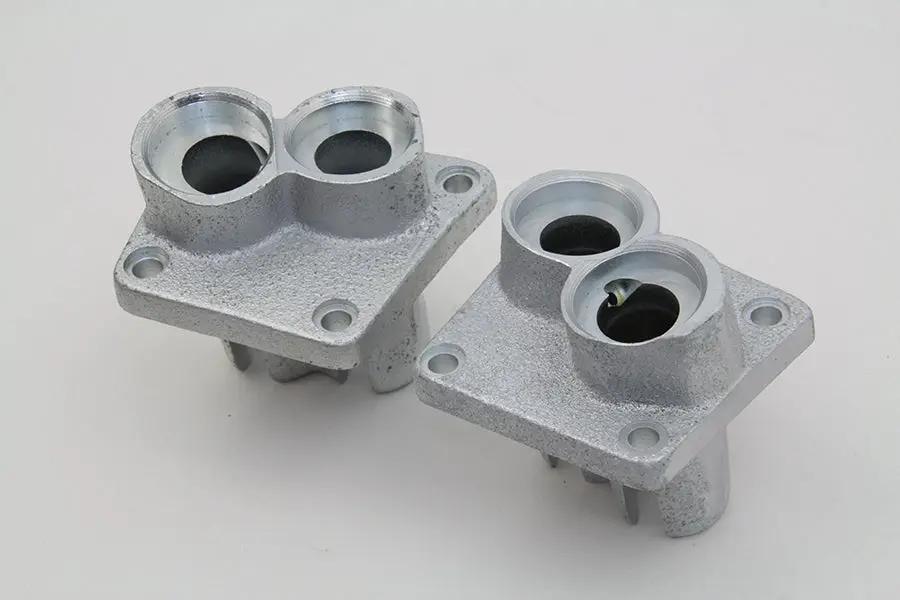 Motorshop Zinc Plated Tappet Block Set for Harley Davidson FL (1953-1962) by Motorshop