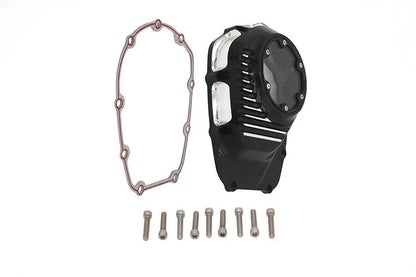 V-Twin M8 Clarity Cam Cover Black for Harley Davidson FXST & FLST Models by V-Twin
