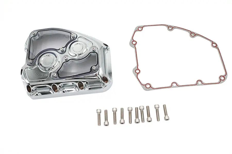 V-Twin TC-88 Clarity Cam Cover Kit Chrome for Harley Davidson Motorcycles by V-Twin