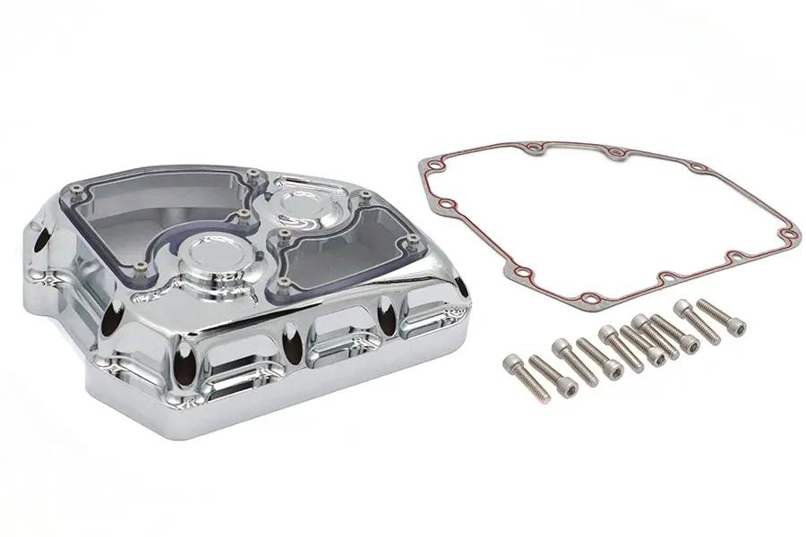 V-Twin TC-88 Clarity Cam Cover Kit Chrome for Harley Davidson Motorcycles by V-Twin