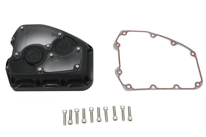 V-Twin TC-88 Clarity Cam Cover Kit in Black for Harley Davidson Motorcycles by V-Twin