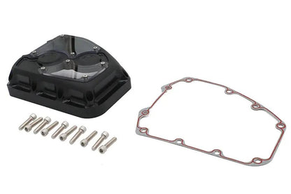 V-Twin TC-88 Clarity Cam Cover Kit in Black for Harley Davidson Motorcycles by V-Twin