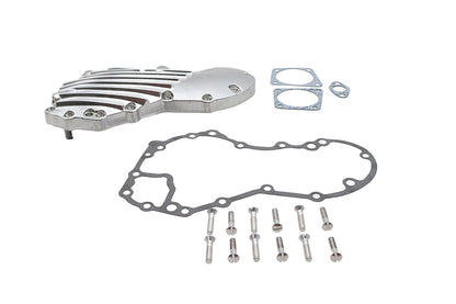 V-Twin 10-1378 Panhead Cam Cover Kit, Natural Aluminum, Fits 1948-1953 Harley-Davidson FL