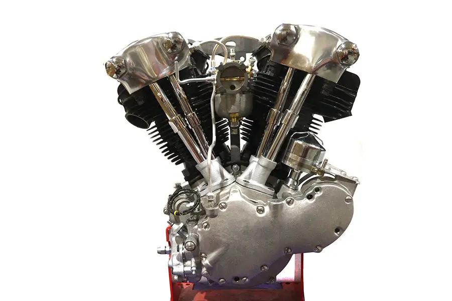 Motorshop Replica 74 Inch Knucklehead Long Block with Polished Rocker for Harley Davidson FL (1941-1947) by Motorshop