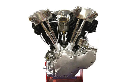Motorshop Replica 74 Inch Knucklehead Long Block with Polished Rocker for Harley Davidson FL (1941-1947) by Motorshop