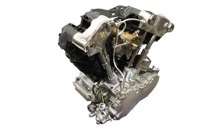 Motorshop Replica 74 Inch Knucklehead Long Block with Polished Rocker for Harley Davidson FL (1941-1947) by Motorshop