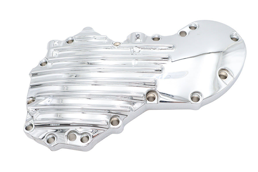 V-Twin 10-1631 8-Finned Panhead Cam Cover Chrome for 1948-1953 Harley-Davidson EL and FL