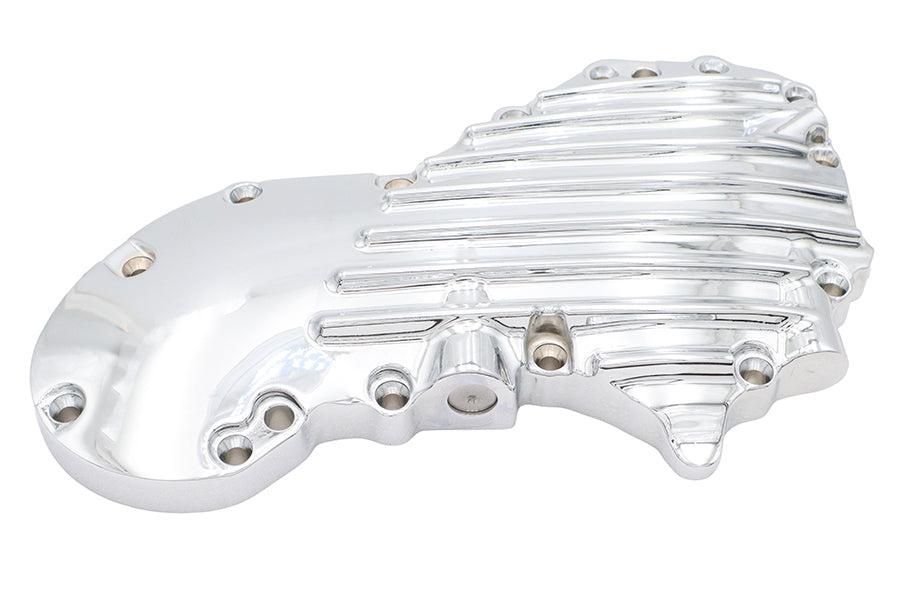 V-Twin 10-1631 8-Finned Panhead Cam Cover Chrome for 1948-1953 Harley-Davidson EL and FL