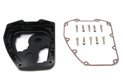 V-Twin CNC Clarity Cam Cover Black for Harley-Davidson Softail
