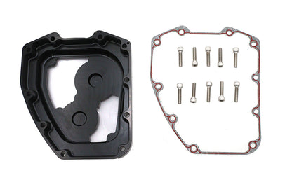 V-Twin CNC Clarity Cam Cover Black for Harley-Davidson Softail