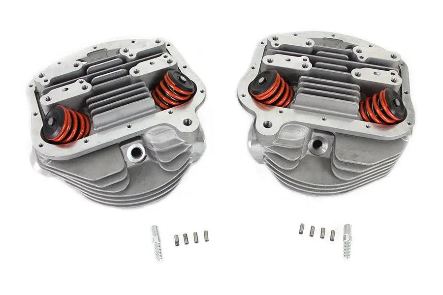 Motorshop Panhead Cylinder Head Set with Valves for Harley Davidson FL 1955-1962 by Motorshop
