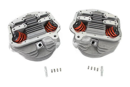 Motorshop Panhead Cylinder Head Set with Valves for Harley Davidson FL 1955-1962 by Motorshop