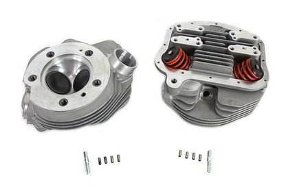 Motorshop Panhead Cylinder Head Set with Valves for Harley Davidson FL 1955-1962 by Motorshop