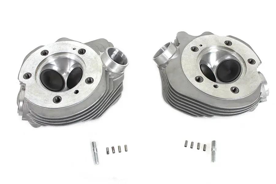 Motorshop Panhead Cylinder Head Set with Valves for Harley Davidson FL 1955-1962 by Motorshop